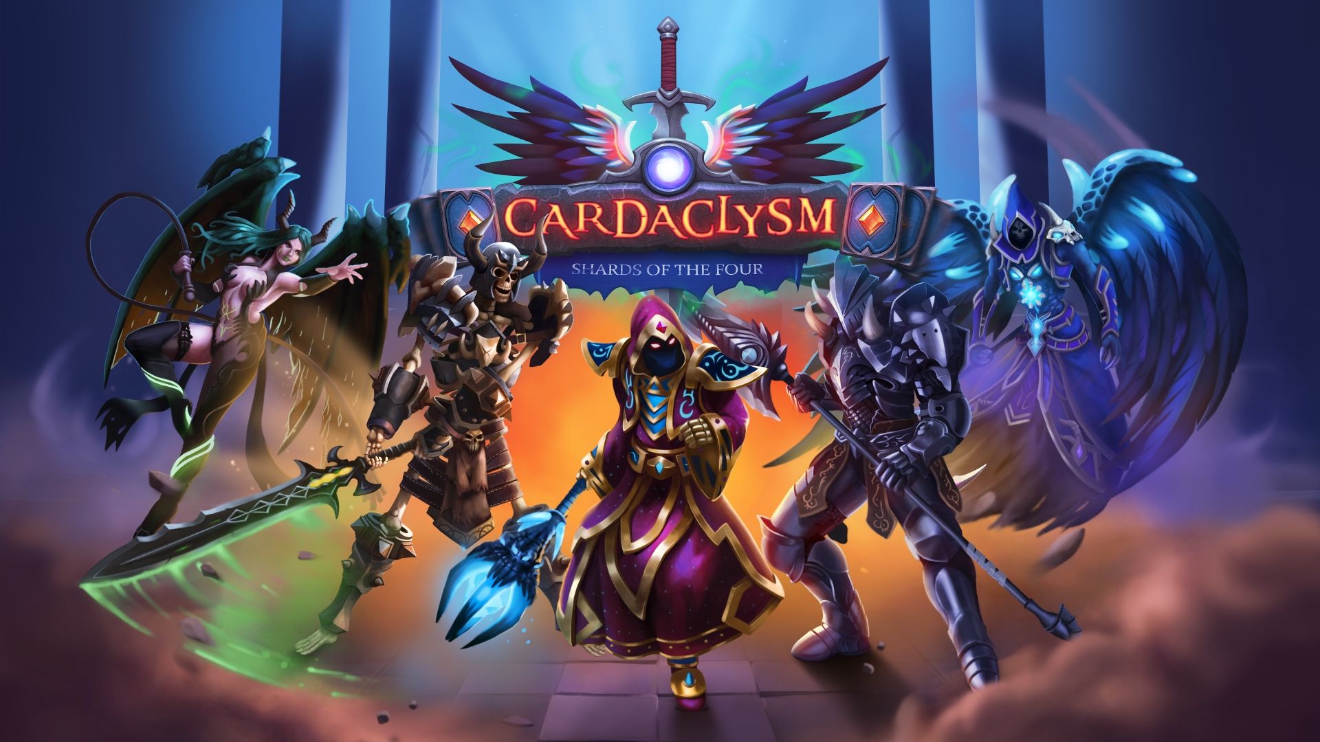 Cardaclysm: Shards of the Four, jogo de cartas colecionável gerado